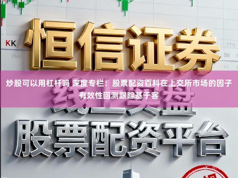 炒股可以用杠杆吗 深度专栏：股票配资百科在上交所市场的因子有效性回测跟踪基于客