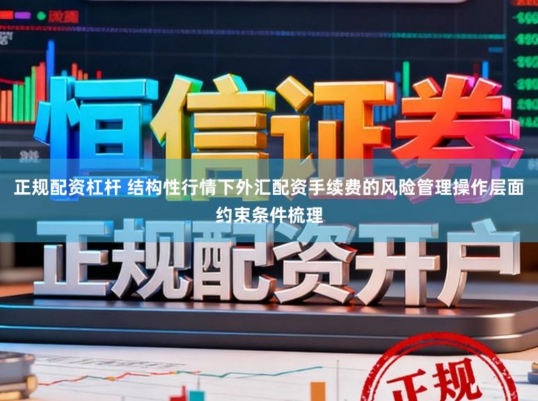 正规配资杠杆 结构性行情下外汇配资手续费的风险管理操作层面约束条件梳理