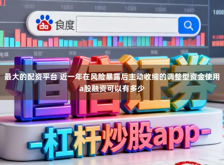 最大的配资平台 近一年在风险暴露后主动收缩的调整型资金使用a股融资可以有多少